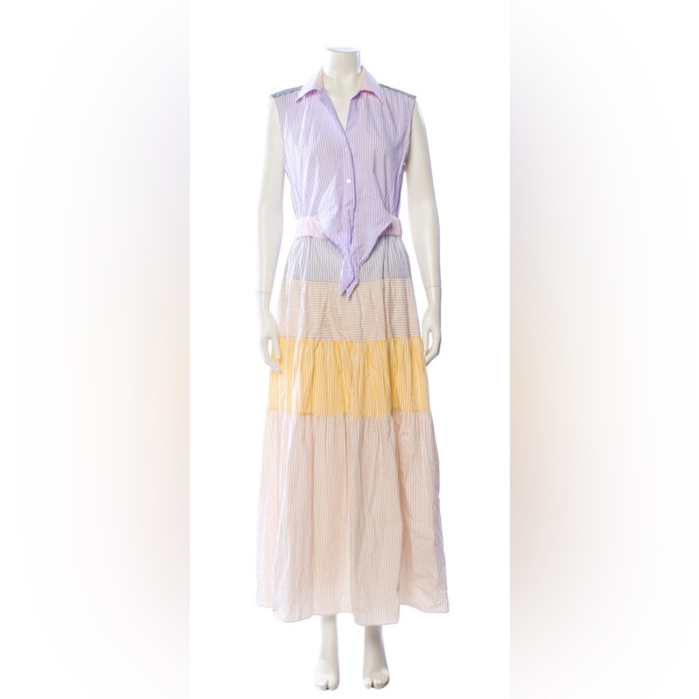 Sandro chambray long dress